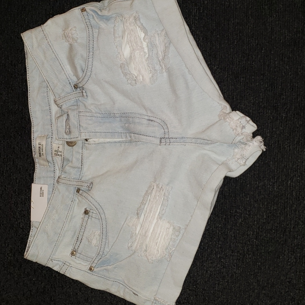 Denim forever 21 festival shorts